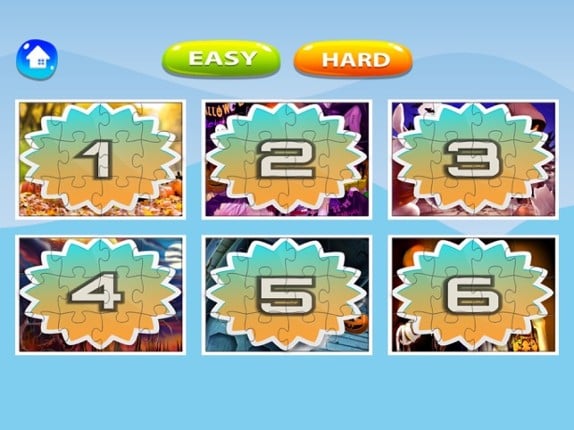 Cartoon Jigsaw Puzzles Box for Happy Halloween Image