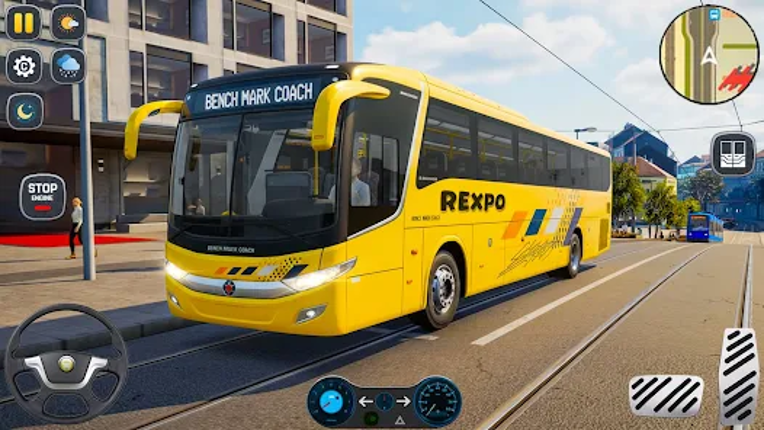 US Bus Game Sim Coach Driving screenshot