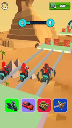Epic Car Transform Race screenshot