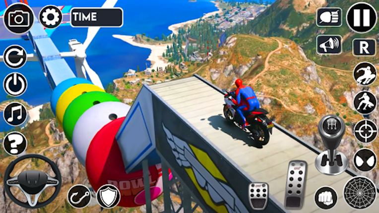 Superhero Tricky Bike Stunt Image