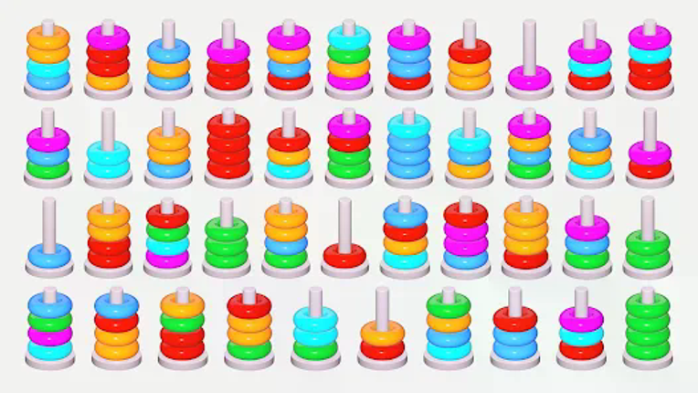 Stacolor: Color Hoop Puzzle screenshot
