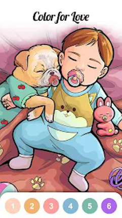 Calm Color—Zen coloring Game screenshot