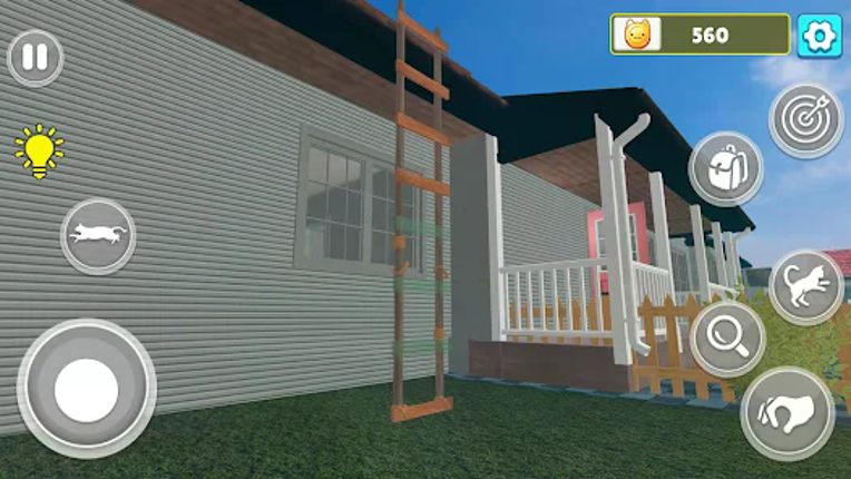 Naughty Cat House Runaway Game Image