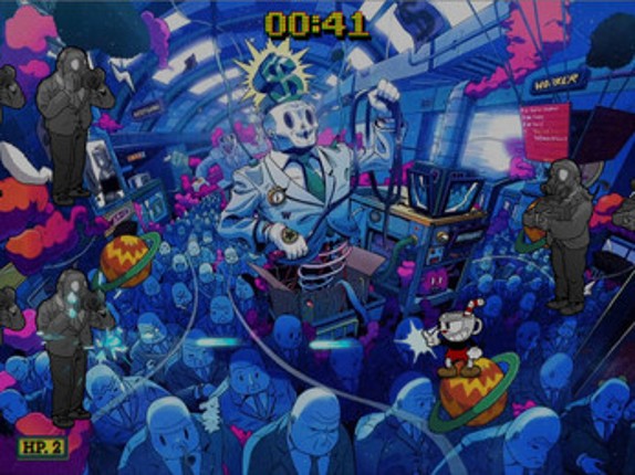 Cuphead "You can't run away from God" screenshot