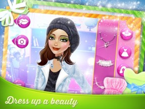 Ladies in Stylish Hats - Teens beauty salon Image