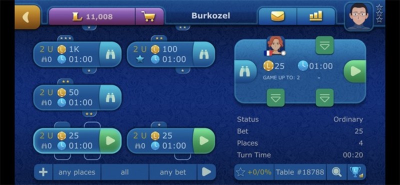 Online Bura LiveGames screenshot