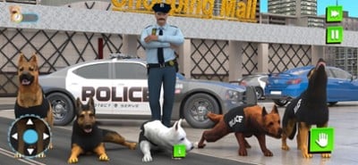 Police Dog Airport Security 3D Image