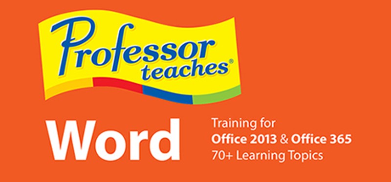 Professor Teaches® Word 2013 & 365 Game Cover