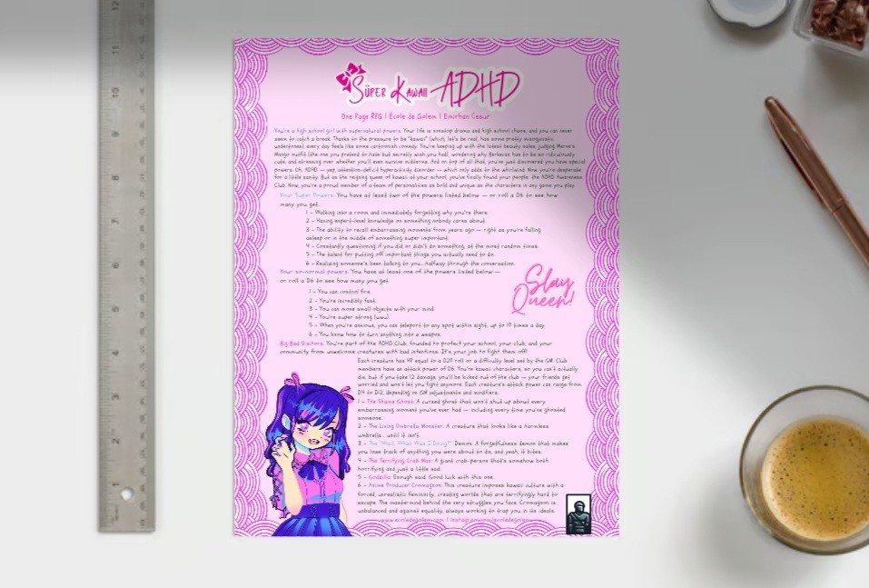 Games like Super Kawaii ADHD - TTRPG