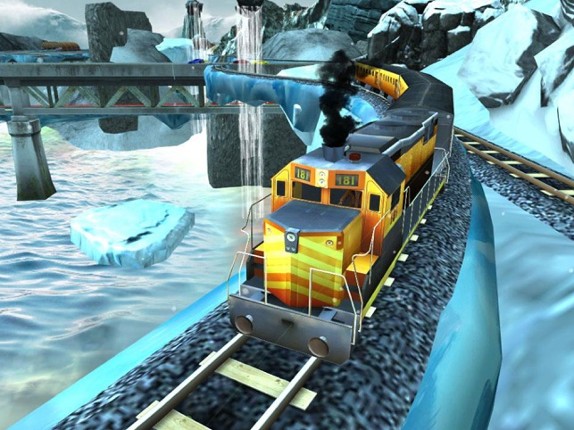 Train Simulator 3D. Uphill Driver Journey In Fun Racing Locomotive Image
