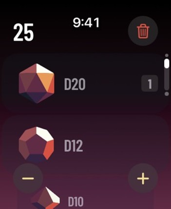 Twilight Dice: RPG Dice Roller screenshot