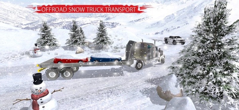 Winter Snow Giant Truck Drive screenshot