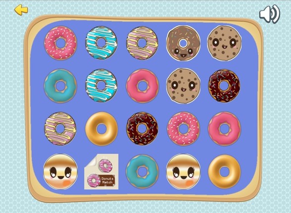 Fantasy Sweets Doughnut Cards And Matching Game For Toddlers screenshot