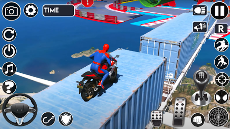 Superhero Tricky Bike Stunt Image