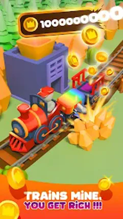 Train Idle Miner: Merge Tycoon Image