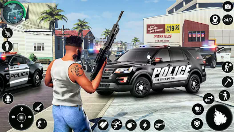 Police Gangster Mafia Games 3D screenshot