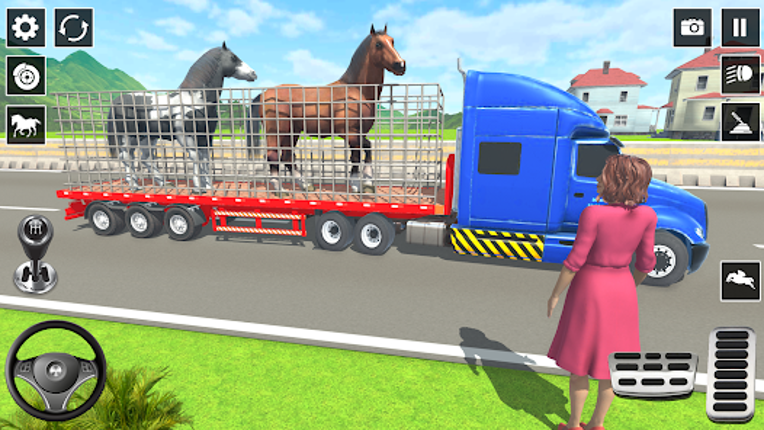 Wild Horse Transport Truck Sim Image