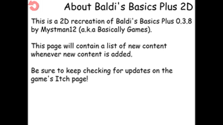 Baldi's Basics Plus 2D Image