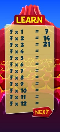 Number Monster Times Tables screenshot