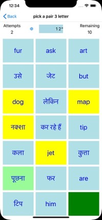 PickAPair Hindi - English screenshot