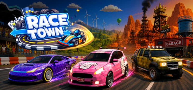Race Town: Kids and Toddlers Car Racing Game Image