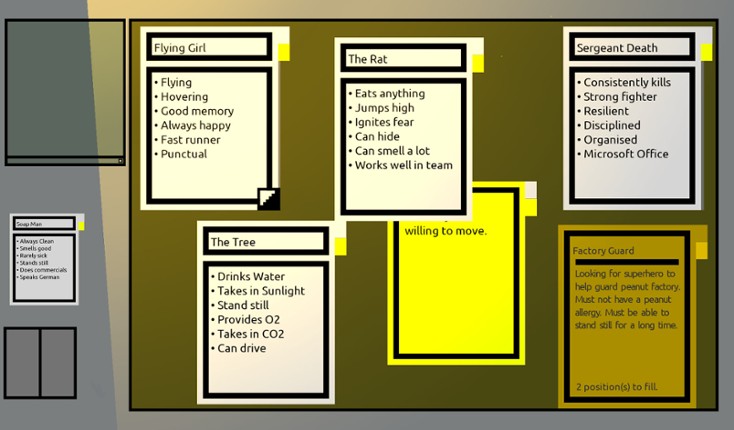 SUPERHERO RECRUITMENT SIMULATOR screenshot