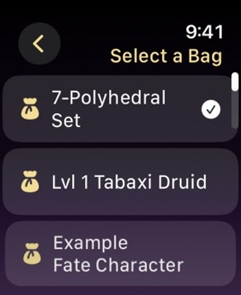 Twilight Dice: RPG Dice Roller screenshot
