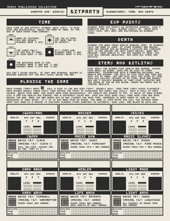BITPARTY™: An Analog Virtual Game. Image