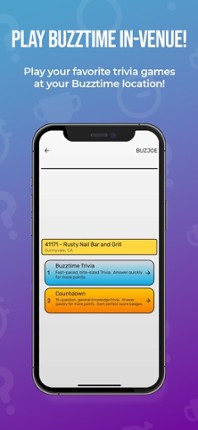 Buzztime Trivia screenshot