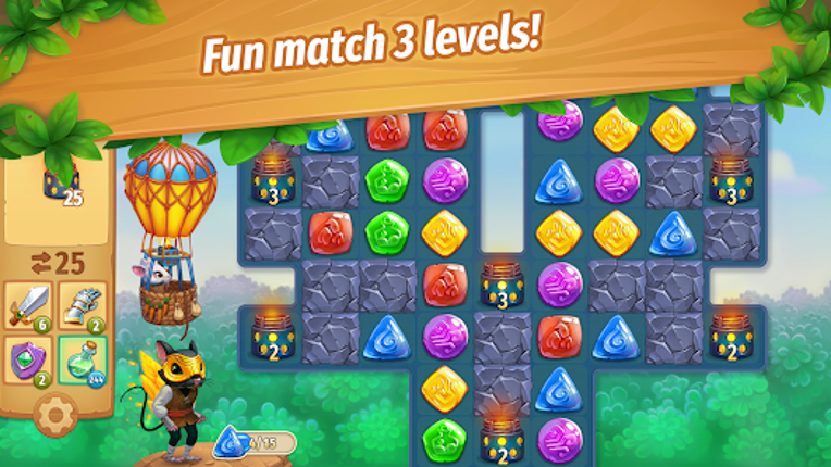 Strongblade: Match 3 Game screenshot