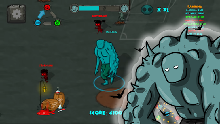 Zombeat.io - zombie io game screenshot
