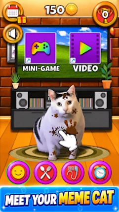 Meme Cat Sim: Cozy Home Image