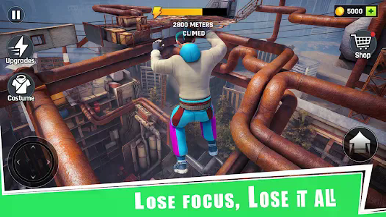Going Up Rooftop - Parkour 3D screenshot