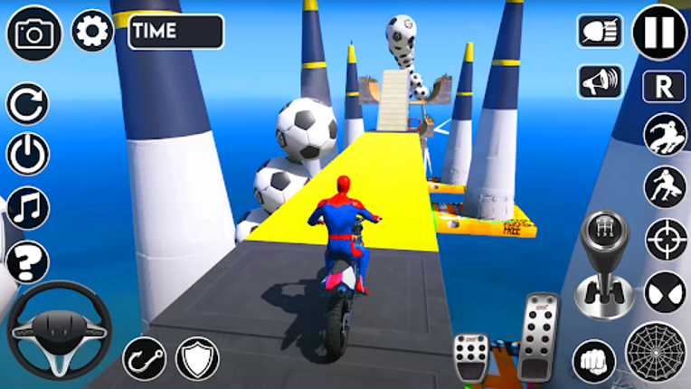 Superhero Tricky Bike Stunt screenshot