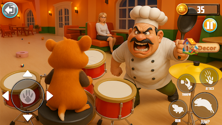 Chef vs Mouse Prank Game screenshot