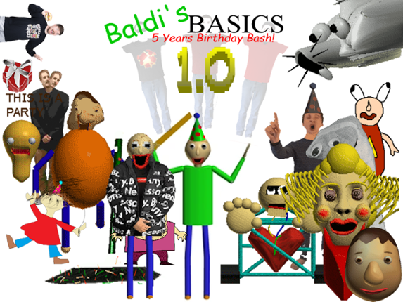 Baldi's Basics 5 Years Birthday Bash! (BETA) Game Cover