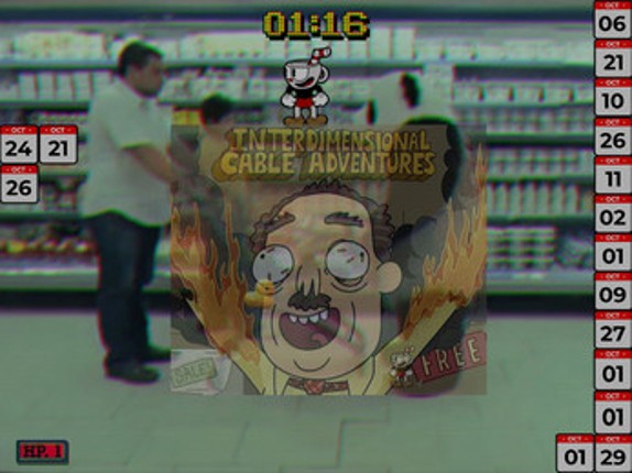 Cuphead "You can't run away from God" Image