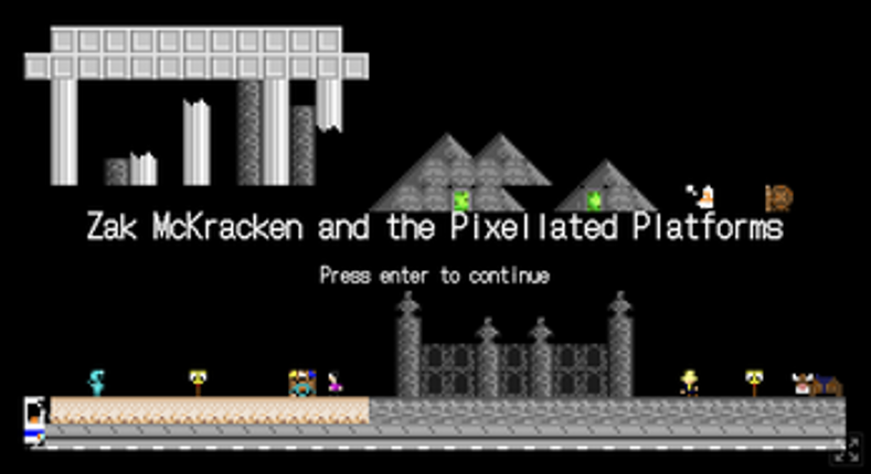 Zak and the Pixellated Platformer screenshot