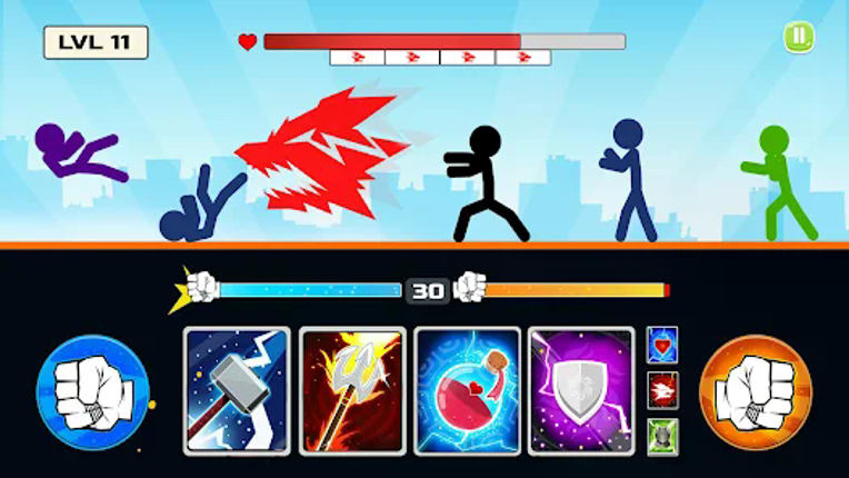 Stickman Fighter: Mega Brawl screenshot