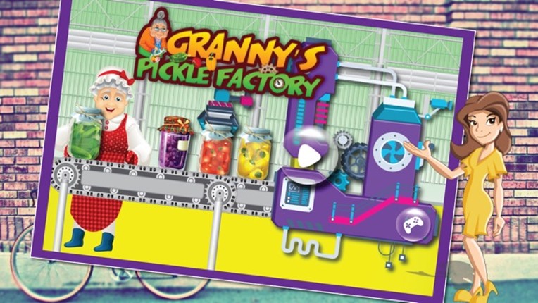 Granny's Pickle Factory Simulator - Learn how to make flavored fruit pickles with granny in factory Image