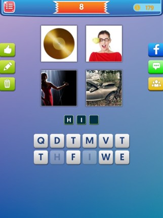 Pics to Word Puzzle-4 Pics Guess What's the 1 Word screenshot