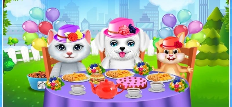 Puppy Surprise Tea Party Game screenshot