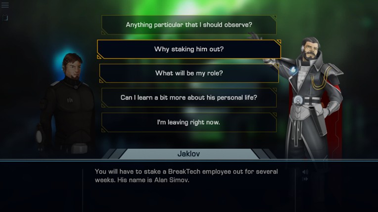 S.A.I.A awaknening: a Robothorium visual novel screenshot