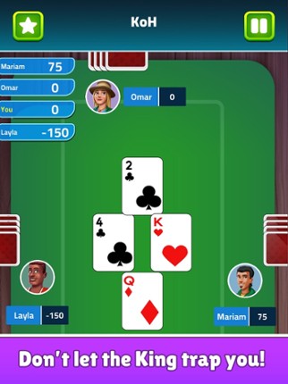 Trix Sheikh El Koba Card Game screenshot