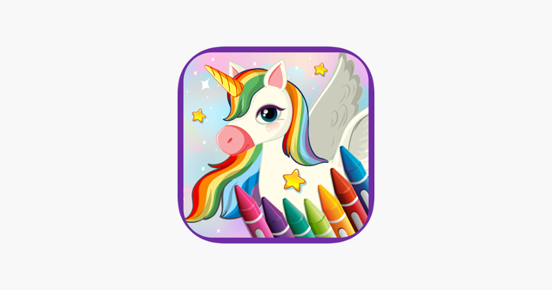 Unicorn Coloring Games - Art Image