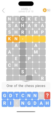 Word Tower Crosswords screenshot