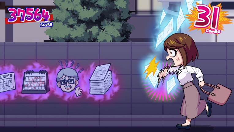 Burnout Inferno Office Girl screenshot