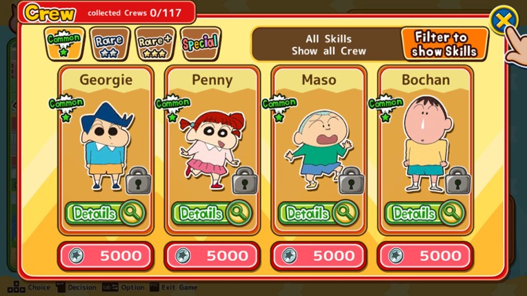 CRAYON SHINCHAN The Storm Called! FLAMING KASUKABE RUNNER!! screenshot