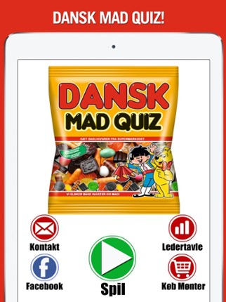 Dansk Mad Quiz Image