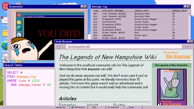 Database Detective: Minor Crimes Division screenshot